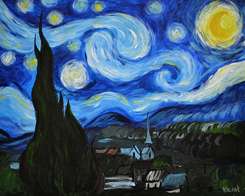 Sip and Paint: Starry Night - New York City Ferry Service