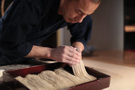 Making Soba Noodles