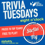 NYC Trivia League's Trivia Tuesdays!