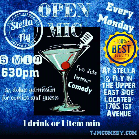 Two Joke Minimum Open Mic