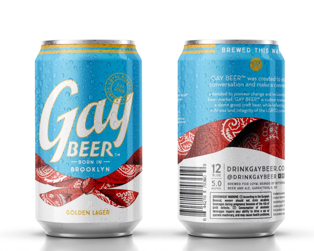 Gay Beer gives back! Refresh with a Gay Beer and support the LGBTQ+