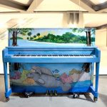 Piano Painting Harmony on Earth by DIANE TONELLI