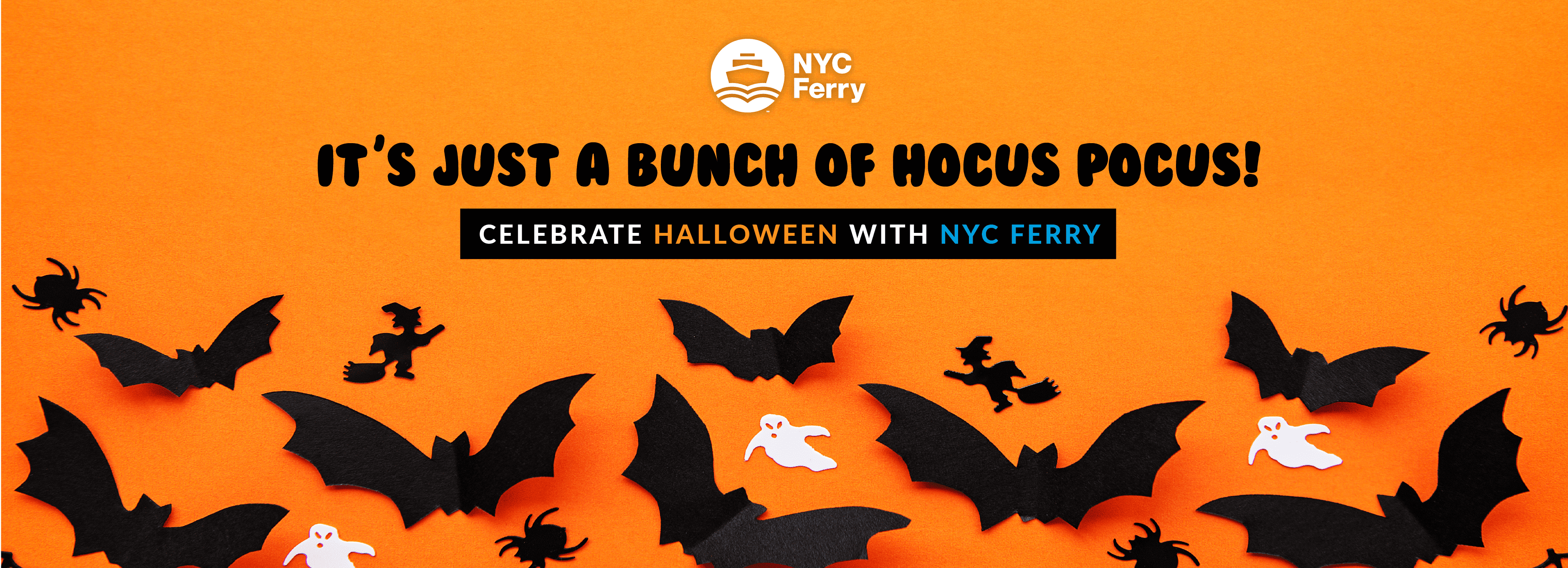 Ride with NYC Ferry to your Halloween adventures! New York City Ferry Service