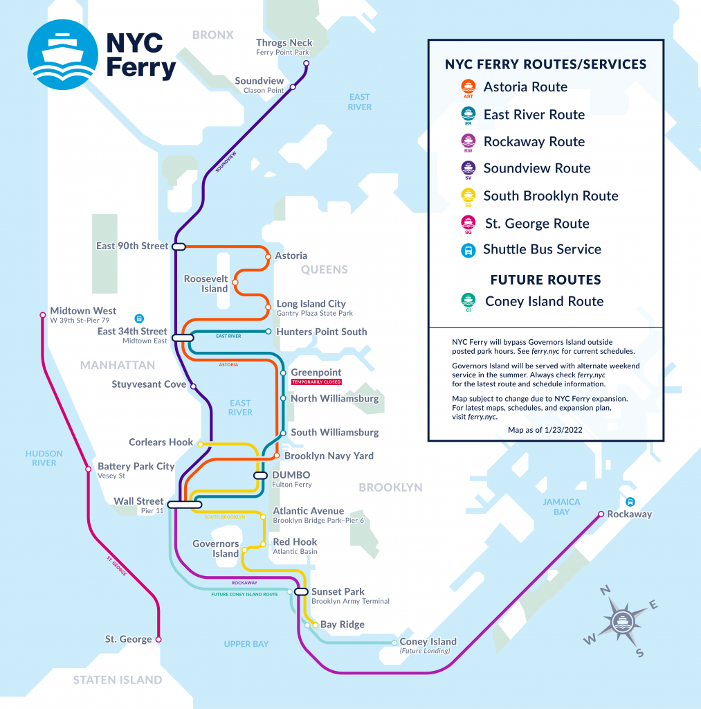 Governors Island Ferry Schedule 2022 2021-2022 Expansion - New York City Ferry Service