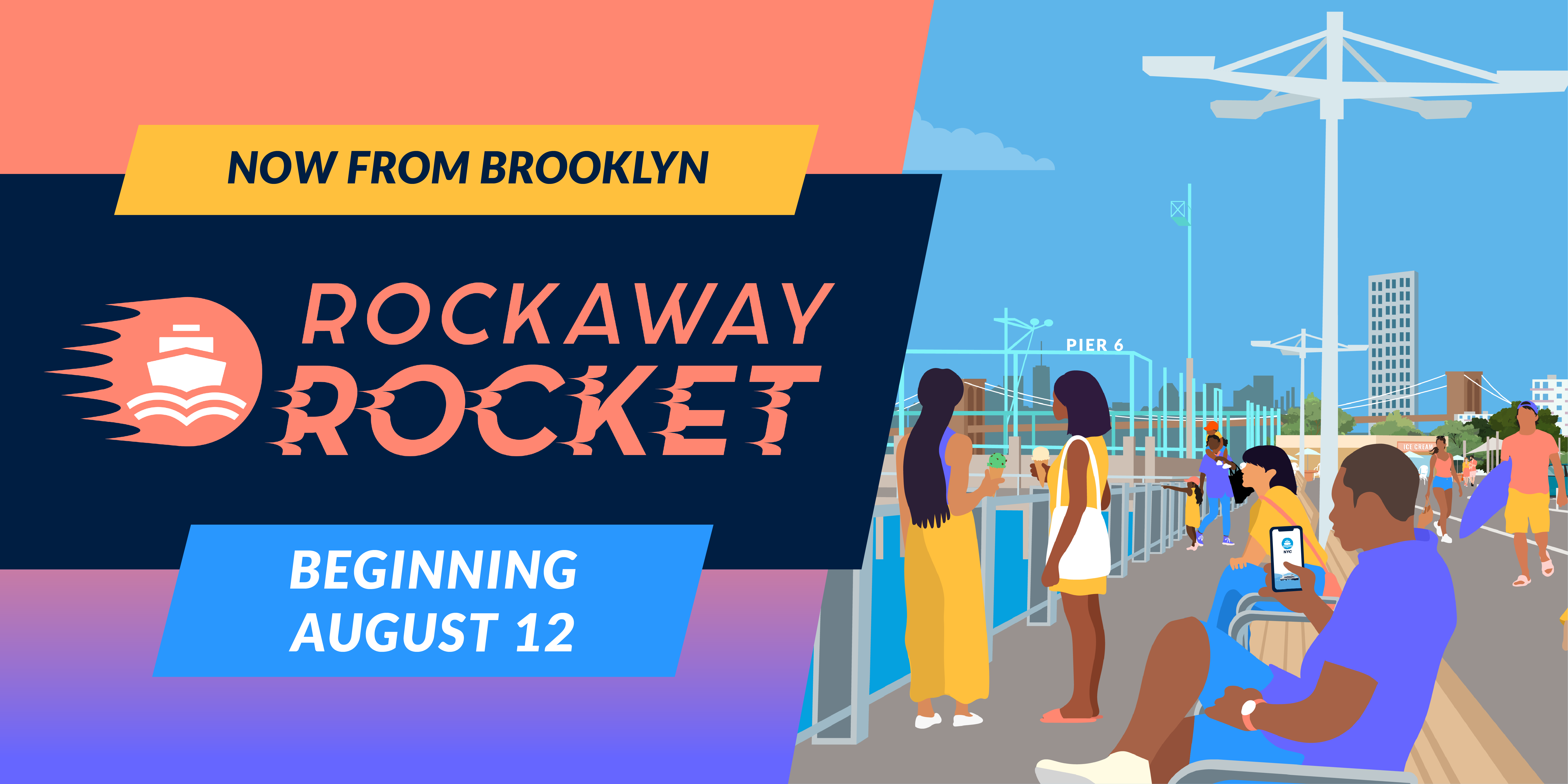 The Rockaway Rocket Returns on August 12th! - New York City Ferry Service