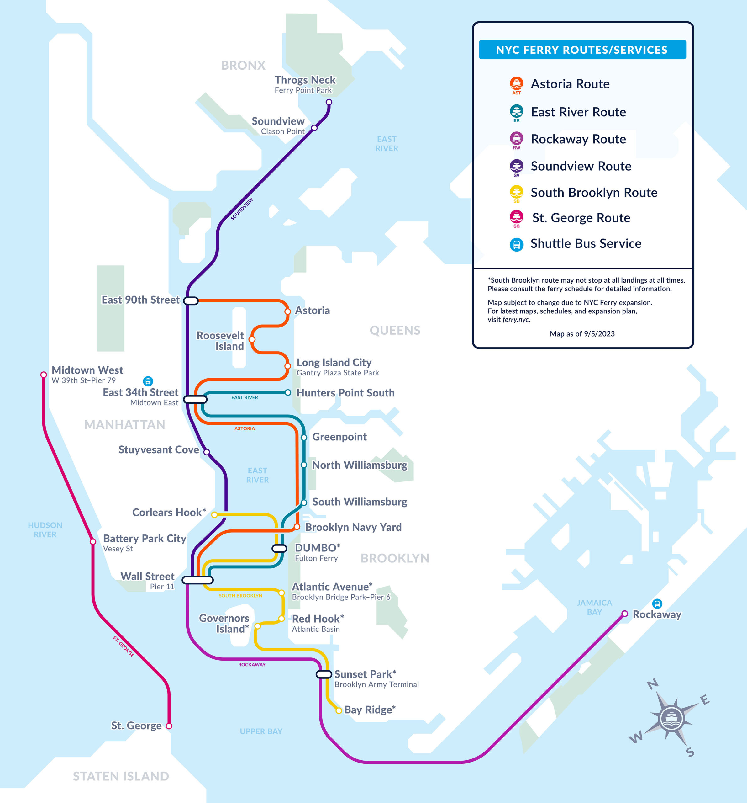 System-Map_9-5-2023 - New York City Ferry Service